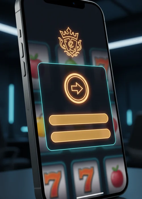 Yellow Casino login interface displaying email and password fields, symbolizing secure account access and efficient account management features.